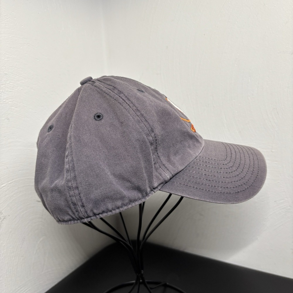 University of Virginia Gray Baseball Cap Hat Unisex UVA Sz Small Blue Y2K Faded - Picture 4 of 7